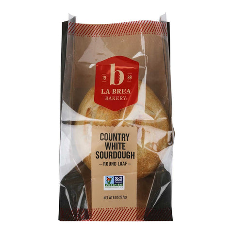 Labrea Bakery Round Country White Sourdough Bread, 8 Ounce -- 24 per case.