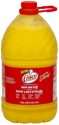 Crisco Professional Pan and Grill Sodium Free Liquid Oil, 1 Gallon -- 3 per case
