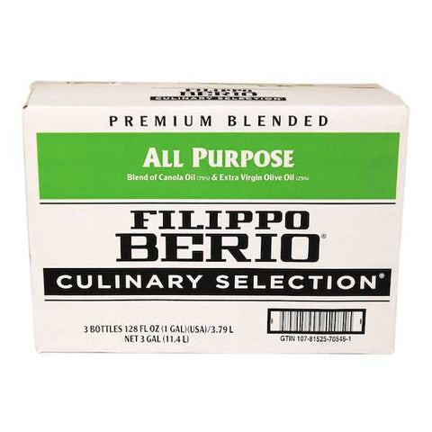 Filippo Berio Culinary Selection All Purpose Olive Oil Blend, 1 Gallon -- 3 per case