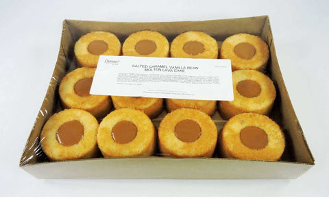 Diannes Salted Caramel Vanilla Bean Lava Cake, 6.72 Ounce -- 24 per case