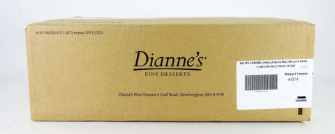 Diannes Salted Caramel Vanilla Bean Lava Cake, 6.72 Ounce -- 24 per case