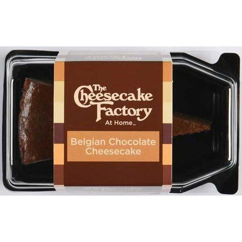 Cheesecake Factory At Home Single Slice Belgian Chocolate Cheesecake, 3.43 Ounce -- 12 per case