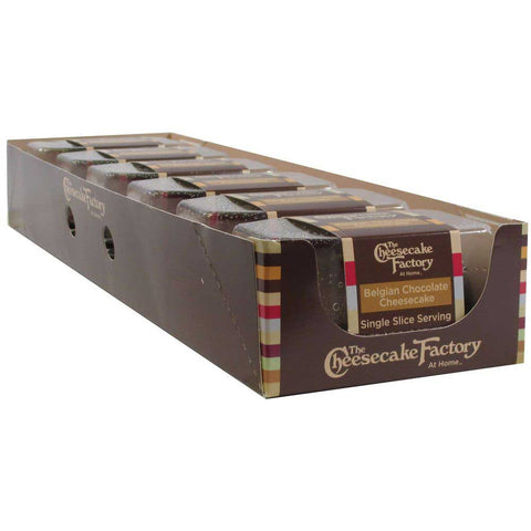 Cheesecake Factory At Home Single Slice Belgian Chocolate Cheesecake, 3.43 Ounce -- 12 per case