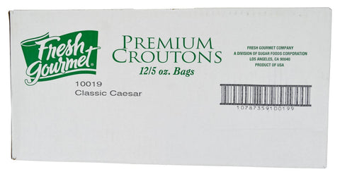 Fresh Gourmet Homestyle Classic Caesar Croutons, 5 Ounce -- 12 per case.