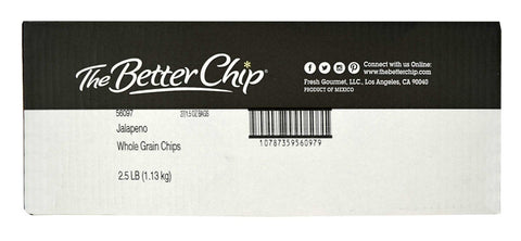 The Better Chip Jalapeno with Sea Salt Tortilla Chips, 1.5 Ounce -- 27 per case.