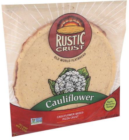 Rustic Crust Cauliflower Pizza Crust, 12 inch -- 8 per case