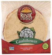 Rustic Crust Cauliflower Pizza Crust, 12 inch -- 8 per case