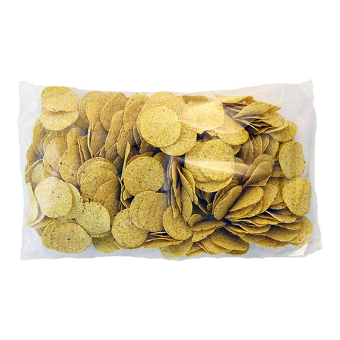 Clown Global Brands Round Tortilla Chips - 2 lb. bag, 3 per case