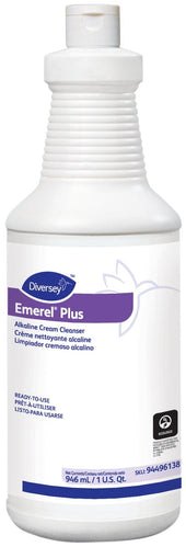 Diversey Emerel Plus Alkaline Crème Cleanser, 32 Ounce -- 12 per case