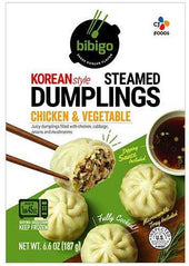 Bibigo Korean Style Chicken and Vegetable Potstickers/Dumpling, 6.6 Ounce -- 9 per case