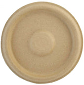 World Centric Unbleached Plant Fiber 4 Ounce Cup Lid Only - 50 count per pack -- 20 packs per case