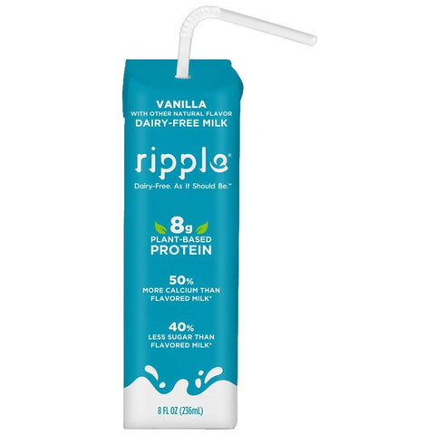 Ripple Foods Vanilla Milk, 8 Fluid Ounce -- 12 per case