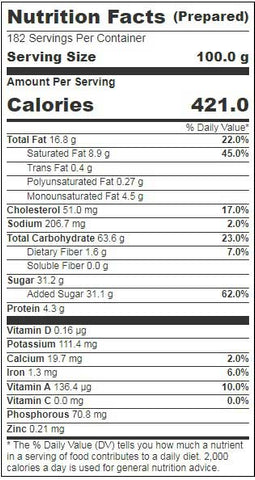 Rhino Foods Chocolate Chip Cookie Dough, 40 Pound