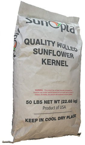 Sunopta Dry Hulled Nut Raw Sunflower Seed, 50 Pound.