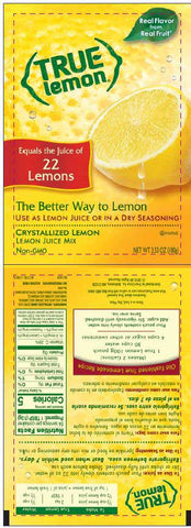 True Lemon Juice Mix, 3.5 Ounce -- 10 per case.