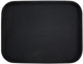 Winco Black Easy Hold Rubber Lined Rectangular Tray, 14 x 18 inch -- 12 per case