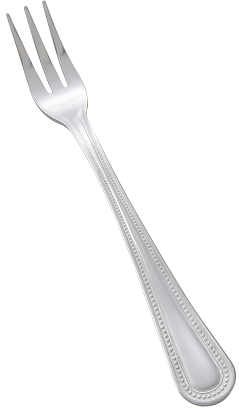 Winco Dots 18/0 Stainless Steel Heavyweight Oyster Fork -- 600 per case