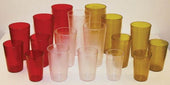 Winco Red Tumbler, 8 Ounce -- 72 per case