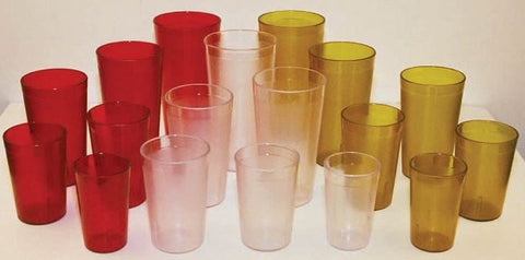 Winco Red Tumbler, 9.5 Ounce -- 72 per case