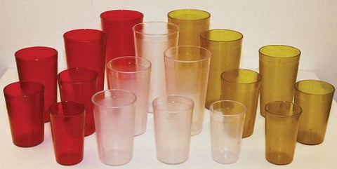Winco Red Tumbler, 12 Ounce -- 72 per case