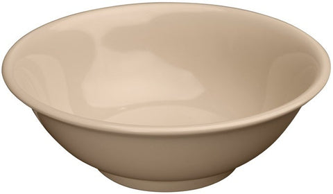 Winco Tan Melamine Rimless Bowl, 32 Ounce -- 48 per case