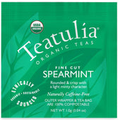 Teatulia Organic Spearmint Wrapped Standard Tea -- 50 per case