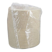 Tellus No PFAS Added Sugarcane Fiber Disposable Round Plate, 6 inch - 125 per pack -- 8 packs per case