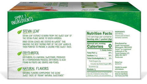 Truvia Natural Stevia Sweetener, 16.9 Ounce -- 4 per case