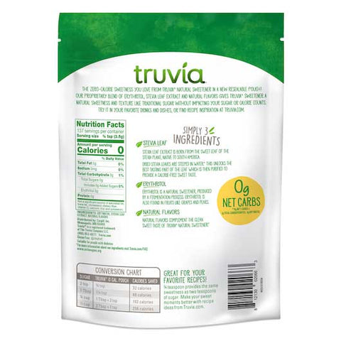Truvia Zero Calories Sweeterner, 17 Ounce -- 8 per case