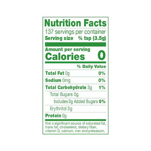 Truvia Zero Calories Sweeterner, 17 Ounce -- 8 per case