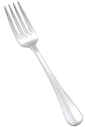 Winco Stanford 18/8 Stainless Steel Extra Heavyweight Salad Fork -- 300 per case