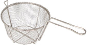 Winco Round 4 Mesh Wire Fry Basket, 9 1/2 x 9 1/2 x 5 3/4 inch -- 20 per case