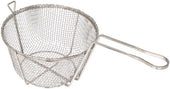 Winco Round 4 Mesh Wire Fry Basket, 8 1/2 x 8 1/2 x 4 1/4 inch -- 20 per case