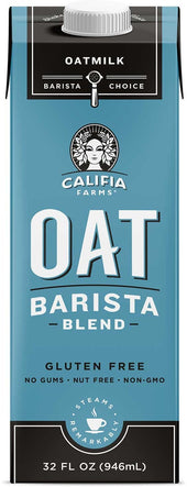 Califia Farms Barista Blend Oatmilk, 32 Fluid Ounce -- 6 per case.