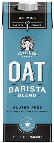 Califia Farms Barista Blend Oatmilk, 32 Fluid Ounce -- 6 per case.