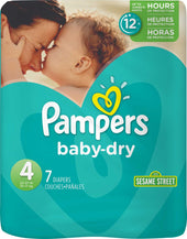 Pampers Size 4 Baby Dry Diaper -- 48 per case.