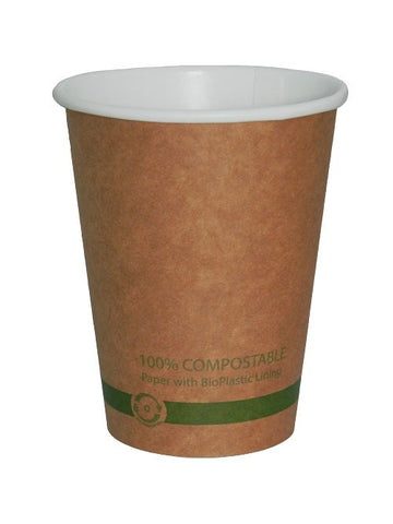 World Centric Hot Kraft Paper Cup with Ingeo Lining, 20 Ounce -- 1000 per case.