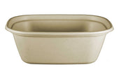World Centric Compostable Unbleached Plant Fiber Box, 8.8 x 6.8 x 3 inch -- 400 per case.