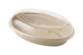 World Centric Compostable Unbleached Plant Fiber Burrito Bowl, 24 ounce -- 400 per case