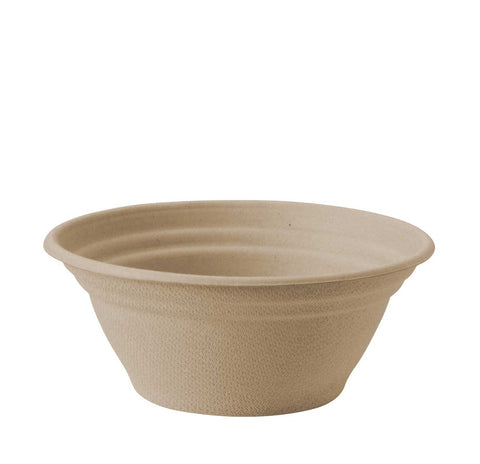 World Centric Unbleached Plant Fiber Barrel Soup Bowl, 8 Ounce -- 500 per case.