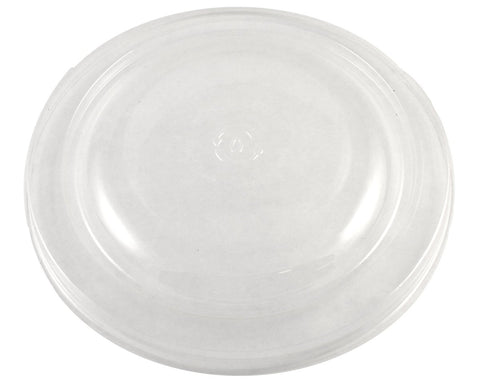 World Centric Clear PLA Lid for Plant Fiber 24 and 32 Ounce Bowl -- 300 per case.