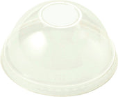 World Centric Clear Domed Lid for Ingeo Compostable 6 and 8 Ounce Paper Bowl -- 1000 per case.