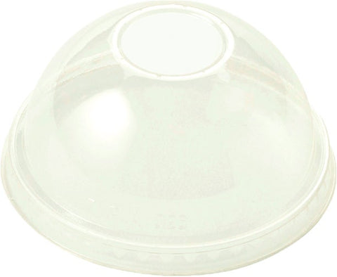 World Centric Clear Domed Lid for Ingeo Compostable 6 and 8 Ounce Paper Bowl -- 1000 per case.