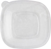 World Centric Compostable Ingeo Square Bowl Lid, 50 count per pack -- 8 per case.