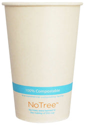 World Centric No Tree Bamboo Cold Cup, 16 Ounce - 50 count per pack -- 20 packs per case