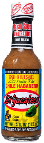 El Yucateco Extra Hot Habanero Sauce, 4 Ounce -- 12 per case