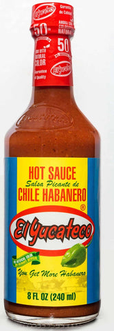 El Yucateco Red Habanero Hot Sauce, 8 Fluid Ounce -- 12 per case