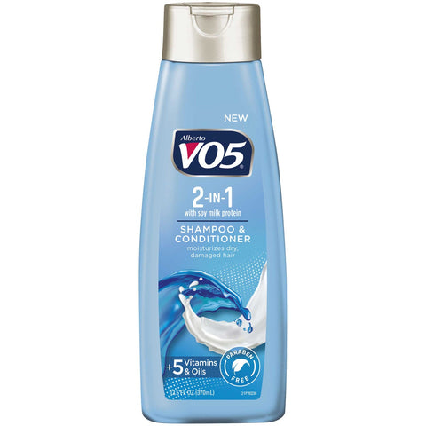 Vo5 2 in 1 Moisturizing Shampoo and Conditioner, 12.5 Fluid Ounce -- 6 per case.