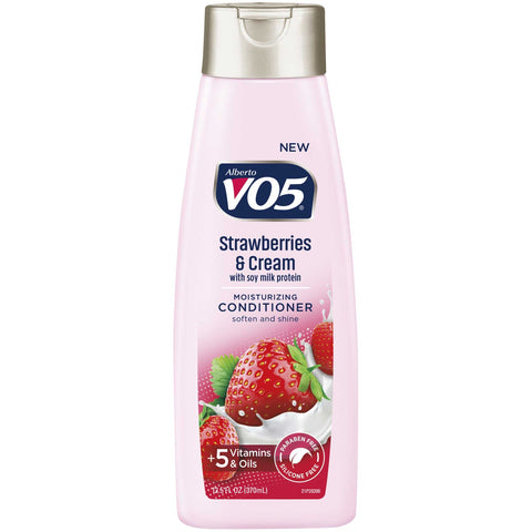 Vo5 Moisture Milks Strawberries and Cream Moisturizing Conditioner, 12.5 Fluid Ounce -- 6 per case.