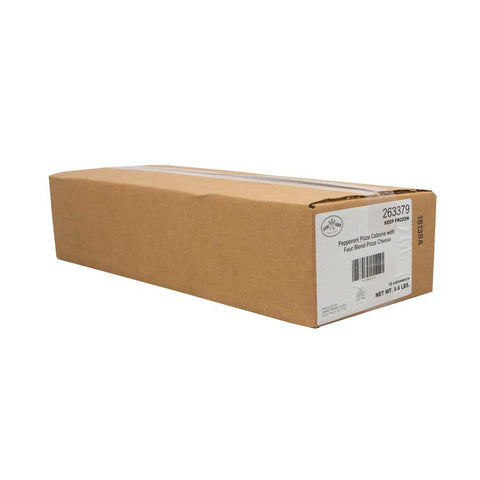 Grand Prairie Foods Pepperoni Pizza Calzone, 7.5 Ounce -- 12 per case.
